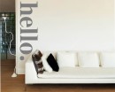 Hello Quotes Wall Decal Quotes Vinyl Art Stickers